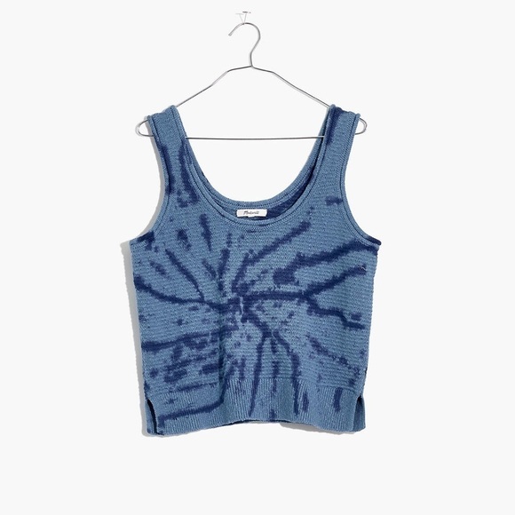NWT MADEWELL Tie-Dye Fairview Sweater Tank - Picture 1 of 6